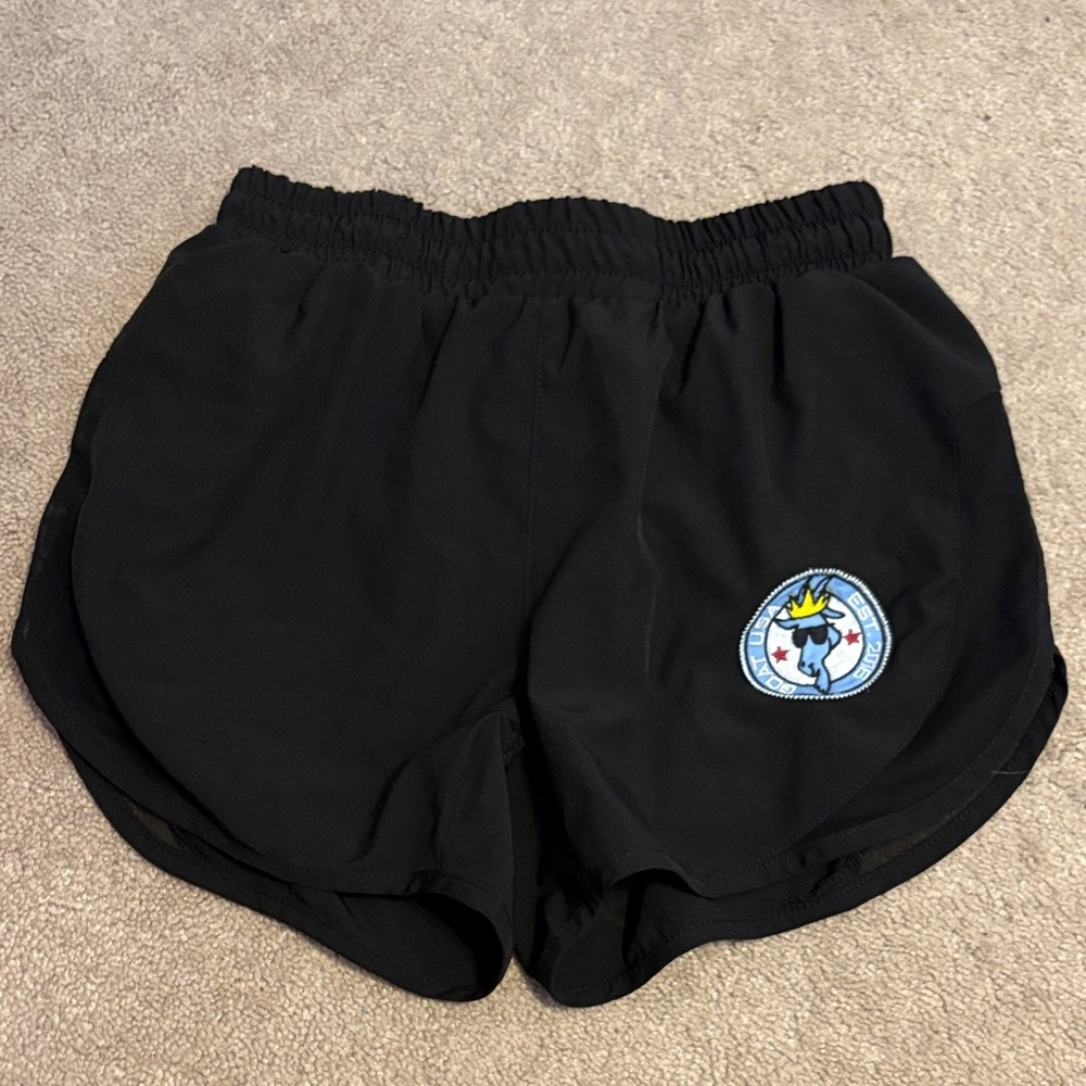 youth(girls) large GOAT athletic shorts black gently worn, no stains or pilling
